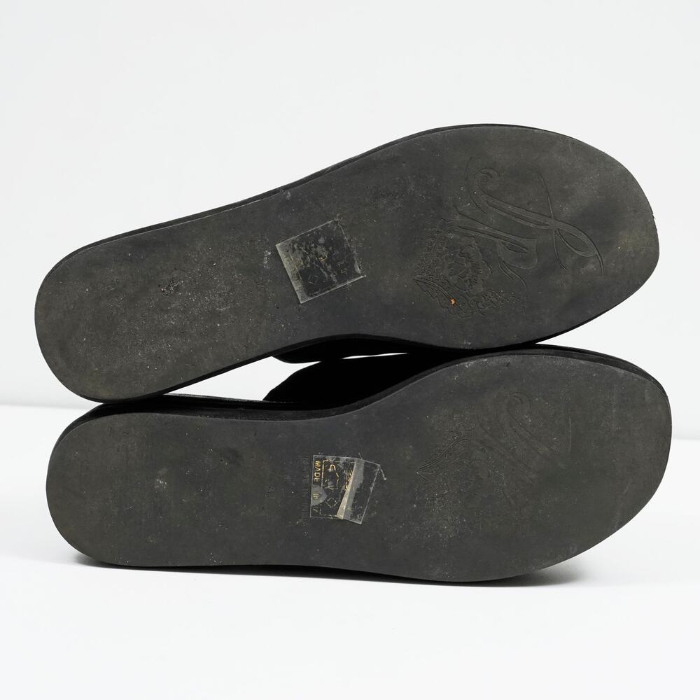 Free People Harbor Black Platform Slide Sandals Size EU 38 US 7.5-8 - Picture 8 of 10